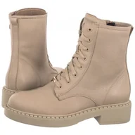 Botki damskie - Botki Beżowe 24677 122 (NE400-b) Nessi - miniaturka - grafika 1