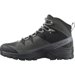 Salomon Damskie buty trekkingowe Quest Rove Gore-TEX Hiking Shoe, czarne/magnetyczne/Quiet Shade, 42 2/3 EU, Black Magnet Quiet Shade, 42 2/3 EU - Buty trekkingowe damskie - miniaturka - grafika 1