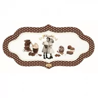 Tace i patery - R2S Taca serwisowa z porcelany 37.5x18cm R1142#CHOV R2S R1142#CHOV - miniaturka - grafika 1