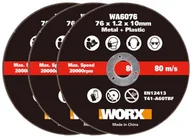 Akcesoria do urządzeń ogrodniczych - Tarcza do cięcia Worx WA6076.3  ! - miniaturka - grafika 1