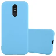 Etui i futerały do telefonów - Pokrowiec Do LG Q7 / Q7a / Q7+ Etui w CANDY NIEBIESKI TPU Silikon Obudowa Case Cover Ochronny Plecki Cadorabo - miniaturka - grafika 1