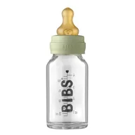 Butelki dla niemowląt - Bibs Baby Glass Bottle Sage Antykolkowa Butelka Szklana Dla Noworodków 110 Ml - miniaturka - grafika 1