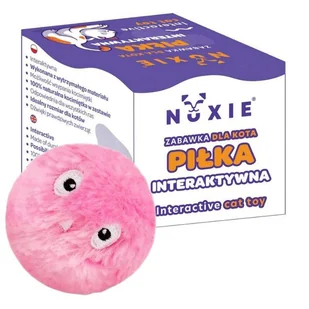 NUXIE Zabawka dla kota piłka kula interaktywna dźwięki kocimiętka - Zabawki dla kotów - miniaturka - grafika 1