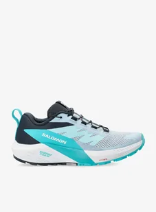 Buty trailowe damskie Salomon Sense Ride 5 - cashmere/carbon/blue - Buty zimowe męskie - miniaturka - grafika 1