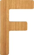 Mały naukowiec - Abc alfabet literka drewniana f small foot design - zabawka drewniana, zabawka edukacyjna 3 latka - miniaturka - grafika 1