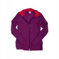 Bluzy damskie - Rozpinana fioletowa bluza damska Nike S - miniaturka - grafika 1