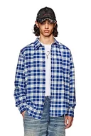 Koszule męskie - Diesel S-umbe-Check-Nw Koszula męska, 8ek-0shaw, 52 - miniaturka - grafika 1