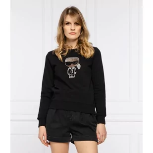 Karl Lagerfeld Bluza Ikonik | Regular Fit - Bluzy damskie - miniaturka - grafika 1