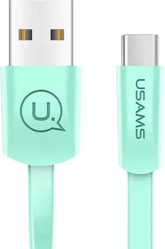 Kabel USB-A - USB-C 1,2 m 2 A USAMS zielony