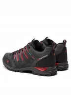 Buty sportowe męskie - Karrimor Trekkingi Pinnacle Low K1098 Szary - miniaturka - grafika 1