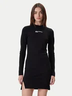 Sukienki - Karl Lagerfeld Jeans Sukienka codzienna A4W13005 Czarny Slim Fit - miniaturka - grafika 1