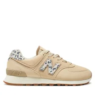 Sneakersy damskie - Sneakersy New Balance WL574IH2 Beżowy - miniaturka - grafika 1