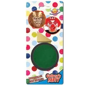 Gadżety dla niej i dla niego - Guirca Make-up party "Farba do makijażu z gąbeczką", zielony, GUIRCA , 9 g GU15633 - miniaturka - grafika 1