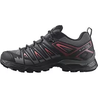 Buty trekkingowe damskie - Salomon X Ultra Pioneer Gore-Tex damskie buty trekkingowe, w każdych warunkach pogodowych, bezpieczne trzymanie stopy, stabilne i amortyzujące, Magnes, czarna herbata, róża, 42 EU - miniaturka - grafika 1