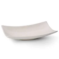 Tace i patery - Patera Dekoracyjna Ceramiczna Simona 31X17X7 Perłowa - miniaturka - grafika 1