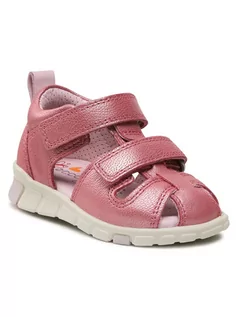 Buty dla dziewczynek - Ecco Sandały Mini Stride Sandal 76113101399 Różowy - grafika 1