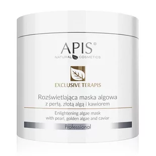 Apis Exclusive Terapis rozświetlająca maska z perłą złotą algą i kawiorem 200ml - Maseczki do twarzy - miniaturka - grafika 1