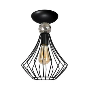 Milagro Jewel lampa sufitowa 1-punktowa czarna MLP 4207 MLP 4207 - Lampy sufitowe - miniaturka - grafika 1