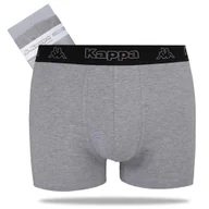 Majtki męskie - KAPPA Bokserki Męskie 1P Szare Rozmiar L - miniaturka - grafika 1