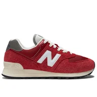 Buty sportowe męskie - Buty męskie New Balance U574HR2  czerwone - miniaturka - grafika 1