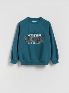 Reserved - Bluza z nadrukiem - ciemny turkus - Bluzy dla chłopców - miniaturka - grafika 1