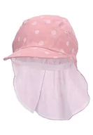 Czapki damskie - Sterntaler Unisex dziecięca czapka z daszkiem kark kropki czapka dziecięca, delikatny róż, normalna, delikatny róż, 49 - miniaturka - grafika 1