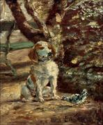 Plakaty - Galeria Plakatu, Plakat, The Artist_s Dog Flèche, Henri de Toulouse-Lautrec, 30x40 cm - miniaturka - grafika 1