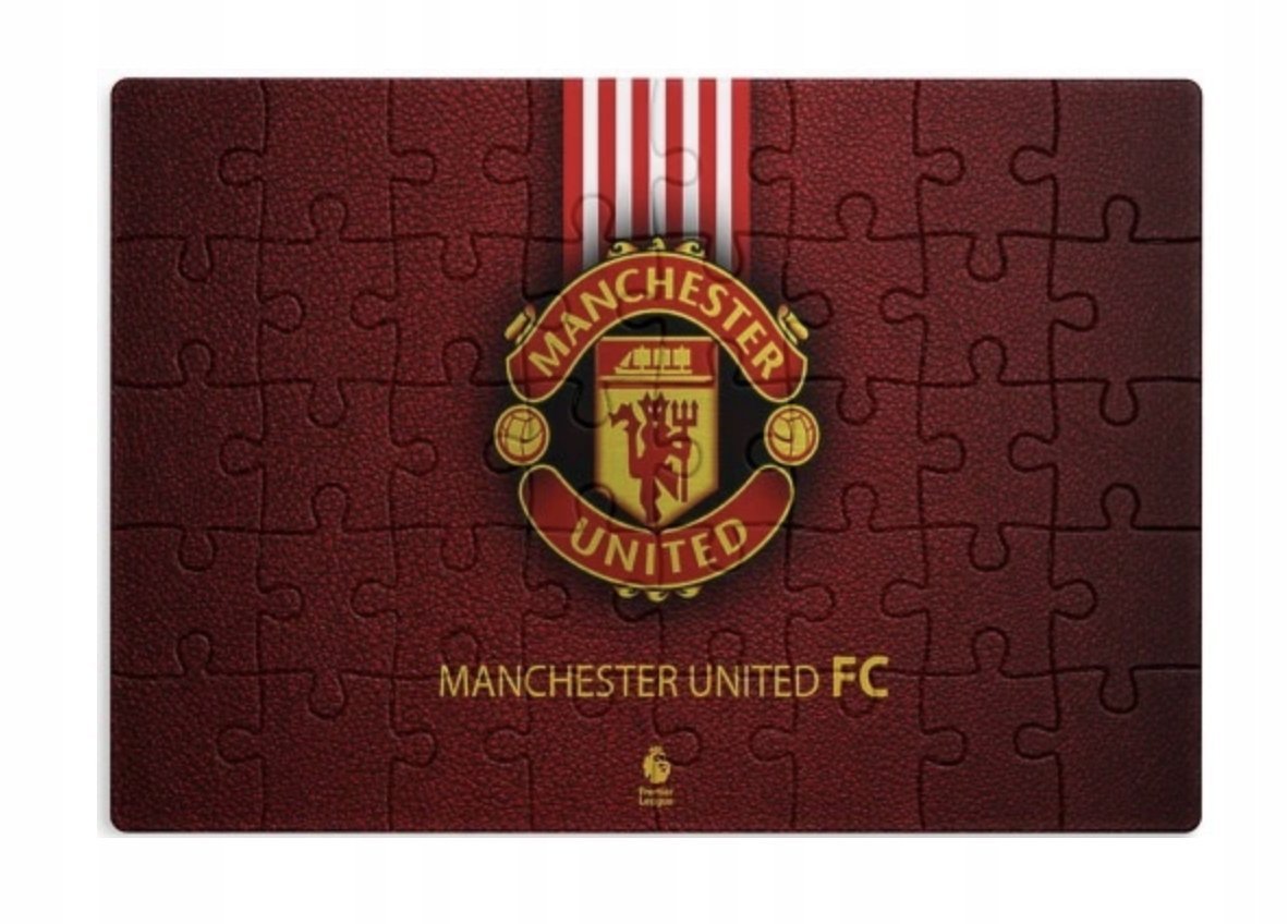 PUZZLE MANCHESTER UNITED A3 252 el z Nadrukiem + IMIĘ #131