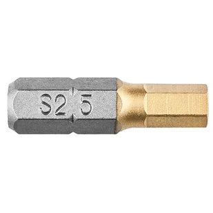 Graphite Końcówka wkrętakowa HEX5 25mm 1/4&quot; 2szt. - 57H969 - Klucze i nasadki - miniaturka - grafika 1
