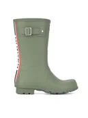 Kalosze męskie - Hunter Kalosze MFS9353RMA-LIN-M Khaki - miniaturka - grafika 1