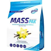 Odżywki na masę - Gainer 6PAK Nutrition Mass Pak 3000 g Vanilla (5902811813532) - miniaturka - grafika 1