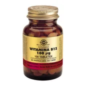 Witaminy i minerały - Solgar Witamina B12 naturalna 100g x 100 tabl - miniaturka - grafika 1