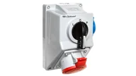 Rozdzielnie elektryczne - Elektromet Zestawy instalacyjne z gniazdem i rozłącznikiem ŁUK C32-48.1N L-O-P+GN5+230V 974014 - miniaturka - grafika 1