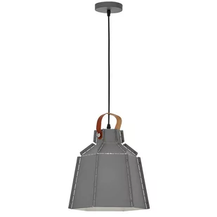 LAMPA SUFITOWA WISZĄCA LOFT SZARA MONA W1 - Lampy sufitowe - miniaturka - grafika 1