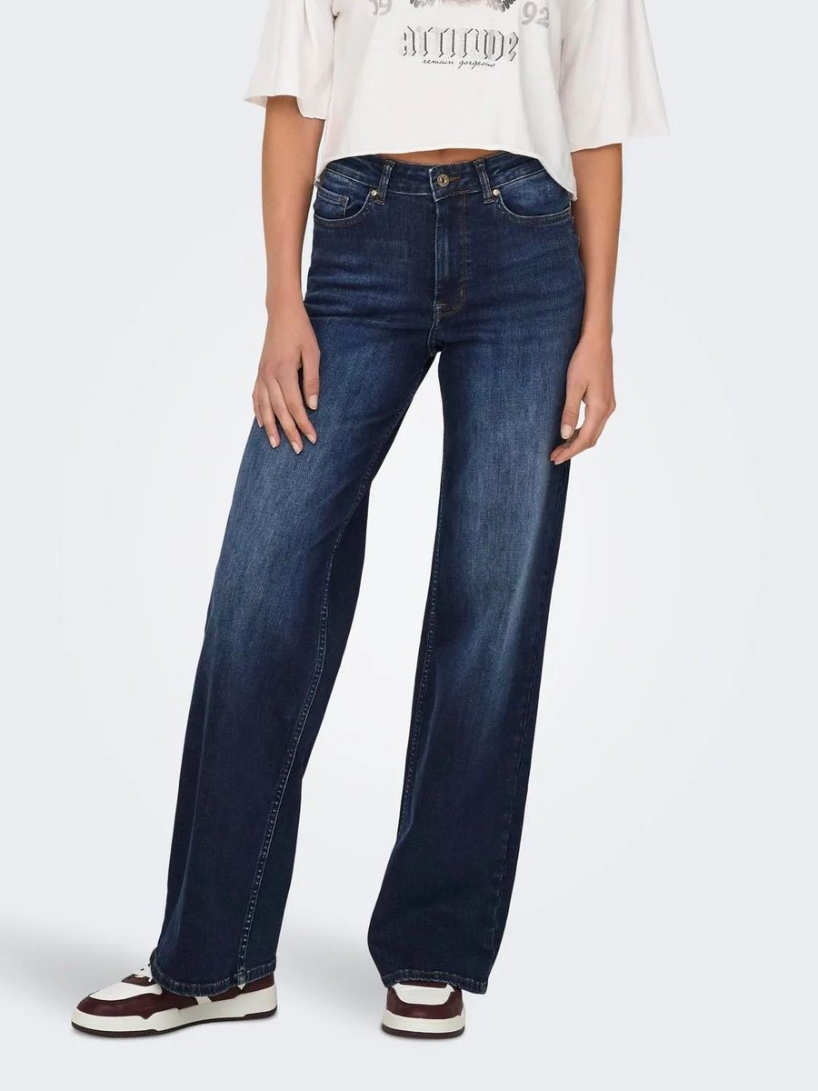 jeansy damskie only 15318405 madison granatowy denim