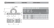 Akcesoria do hydrauliki siłowej - Mocowanie do siłownika hydraulicznego podskrzyniowego A70045001 fi45 - miniaturka - grafika 1