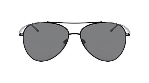 Donna Karan Unisex DO102S okulary przeciwsłoneczne, 001 czarne, 57, 001 Black, 57