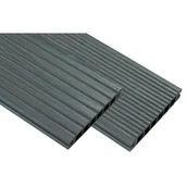 Podesty i deski tarasowe - Deska tarasowa WPC ryflowana grafit 220 x 14 x 2 cm Winfloor - miniaturka - grafika 1