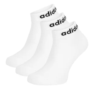 Zestaw 3 par niskich skarpet unisex adidas HT3451 Biały - Skarpetki męskie - miniaturka - grafika 1