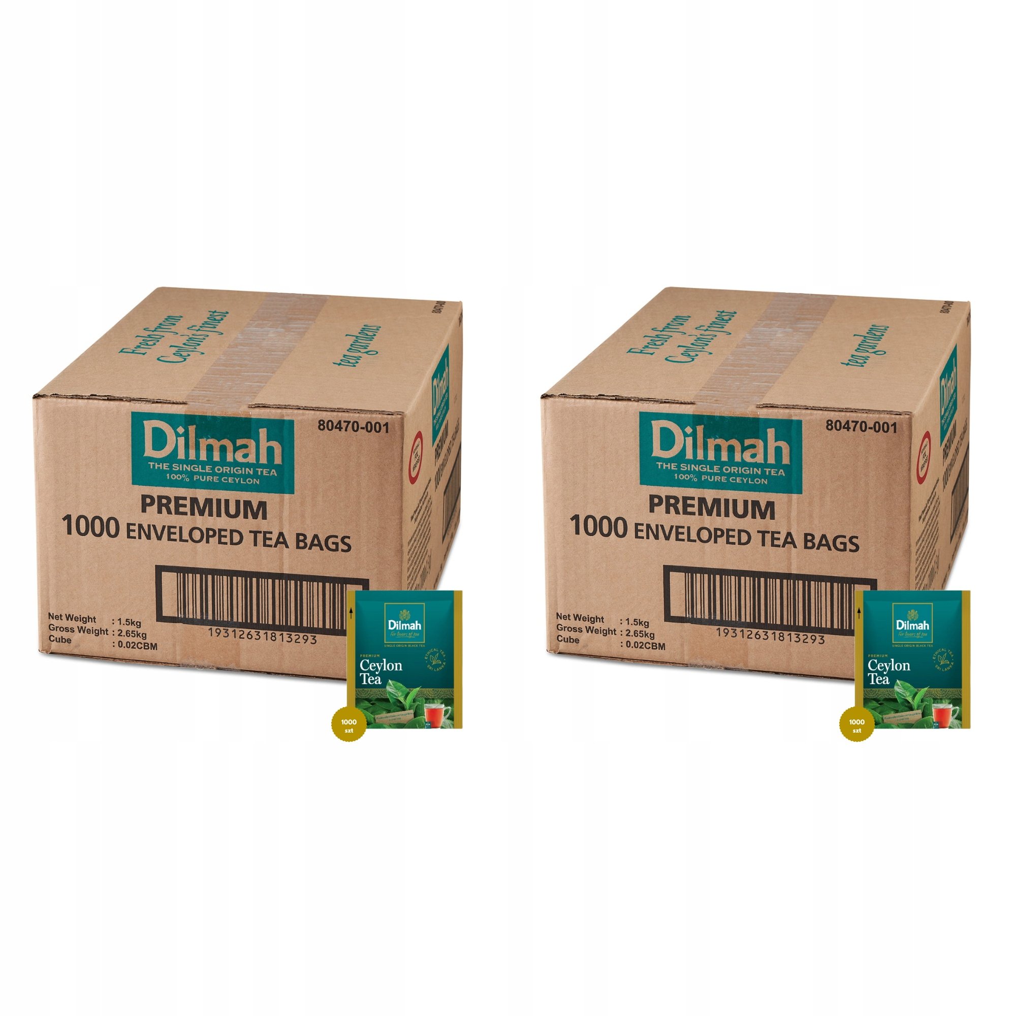 2x Herbata czarna Dilmah Premium Tea 1000 Kopert