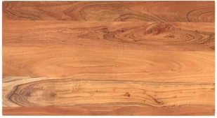 Blat stołu, 100x50x3,8 cm, prostokątny, lite drewno akacjowe - Stoły - miniaturka - grafika 1