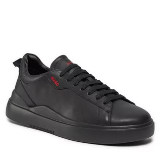 Półbuty męskie - Sneakersy Hugo Blake Tenn 50499261 Black 005 - grafika 1