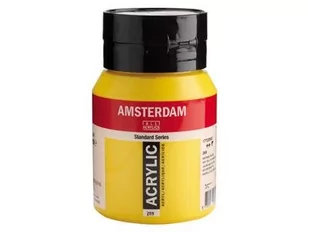 Talens Amsterdam, farba akrylowa, 500 ml, Żółty średni, azo - Przybory szkolne - miniaturka - grafika 2