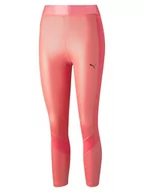 Spodnie sportowe damskie - Puma Legginsy sportowe w kolorze różowym - miniaturka - grafika 1