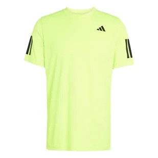 Koszulka męska adidas Club 3 Stripes Tee Lucid Lemon L - Koszulki sportowe męskie - miniaturka - grafika 1