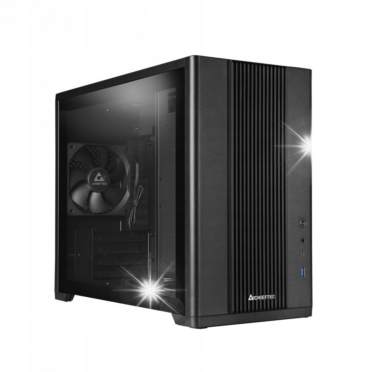 Obudowa do komputera Chieftec BX-10B-OP Mini Tower ATX Okno Czarna