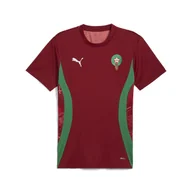 Koszulki sportowe męskie - Męska koszulka przedmeczowa Maroko PUMA Intense Red Archive Green - miniaturka - grafika 1