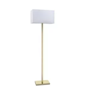 Markslojd 106560 Savoy Floor Brass-White 106560 - Lampy stojące - miniaturka - grafika 1