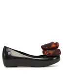 Buty dla dziewczynek - Melissa Baleriny Ultragirl Classic Bow 35966 Czarny - miniaturka - grafika 1
