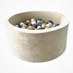 Suchy basen z kulkami 40x90 Velvet Krem 300 piłek - GOTOWY MIX - Suche baseny Suchy basen z kulkami 40x90 Velvet Krem 300 piłek - GOTOWY MIX - Suche baseny - miniaturka - grafika 1